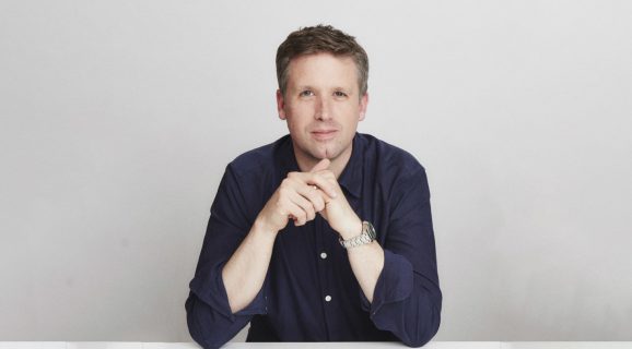 A front-faced portrait of a business man looking straight at the viewer. Ben Parker Ben Parker, Founding Partner at creative office Made Thought.