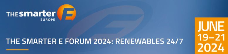 The Smarter E 2024 banner