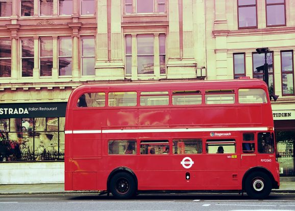 stagecoach red london bus